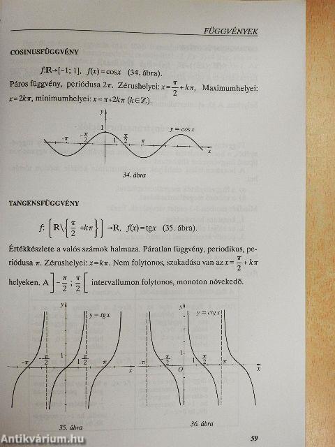 Matematikai fogalmak, tételek