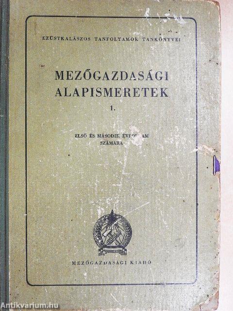 Mezőgazdasági alapismeretek 1.