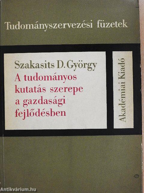 A tudományos kutatás szerepe a gazdasági fejlődésben