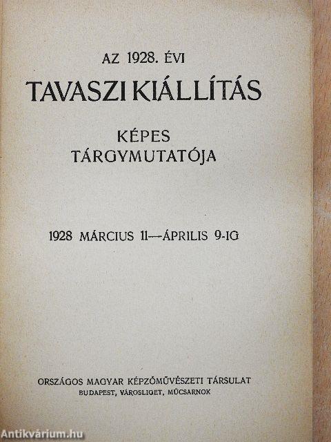 Az 1928. évi Tavaszi Kiállítás képes tárgymutatója