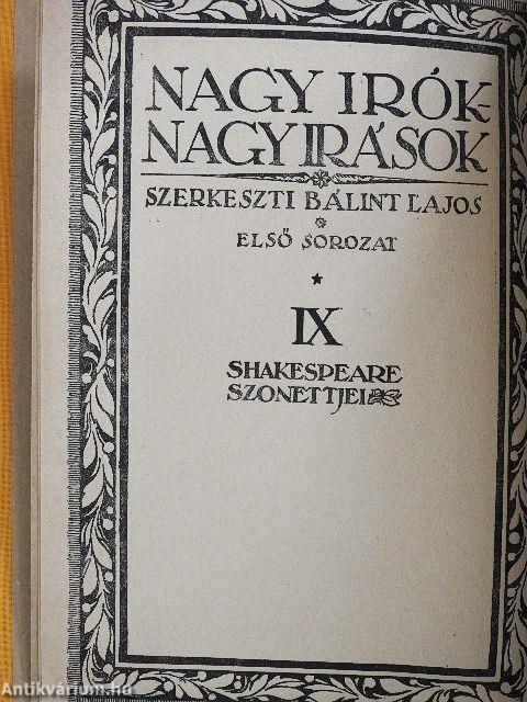 Shakespeare szonettjei