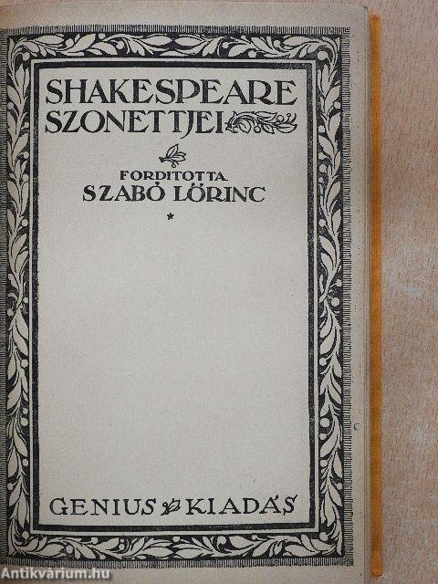 Shakespeare szonettjei