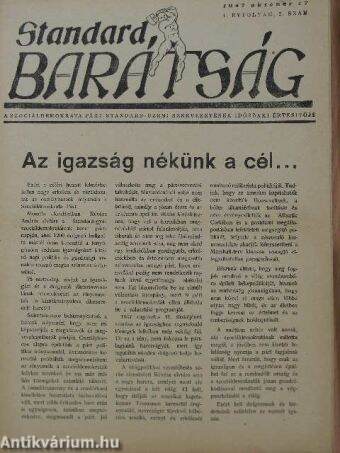 Standard Barátság 1947. október 17.