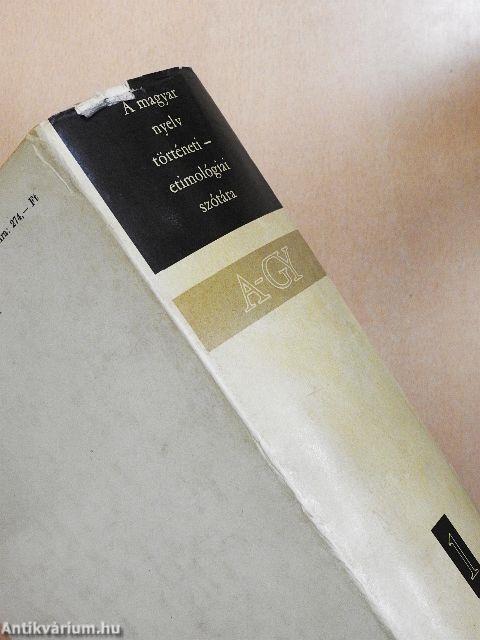 A magyar nyelv történeti-etimológiai szótára 1-3.