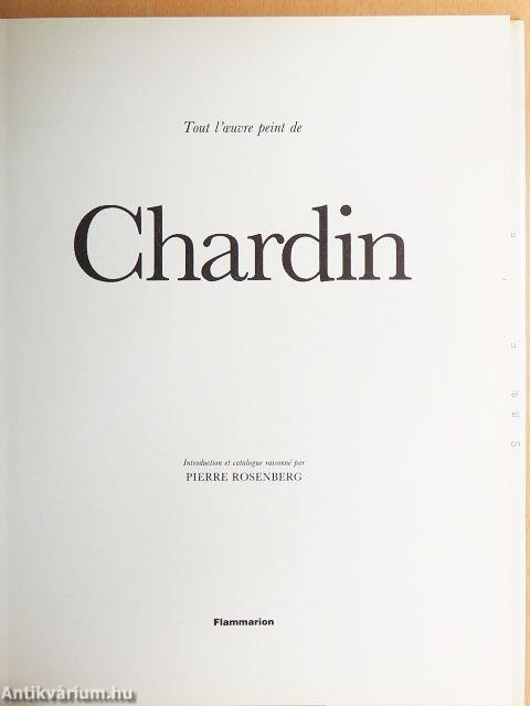 Tout l'oeuvre peint de Chardin