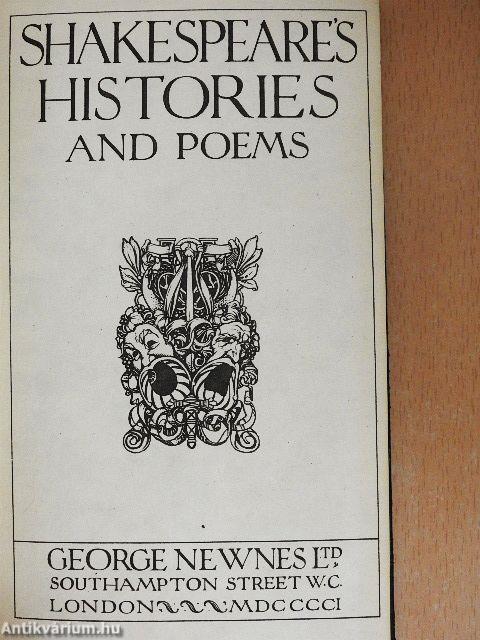 Shakespeare's Histories and Poems