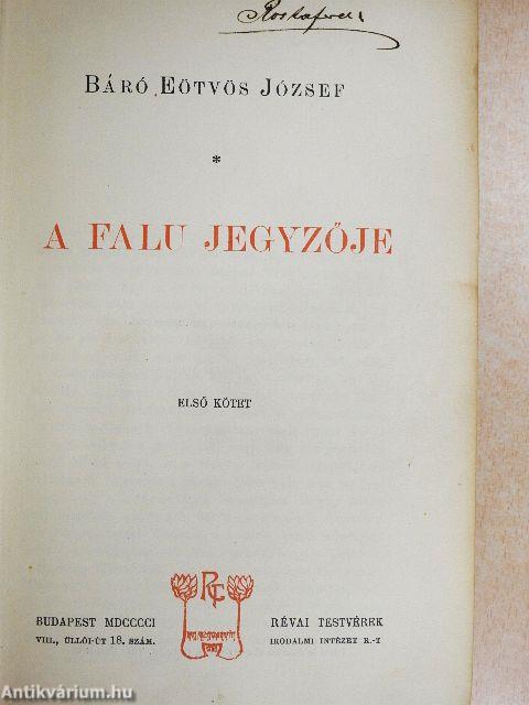 A falu jegyzője I-II.