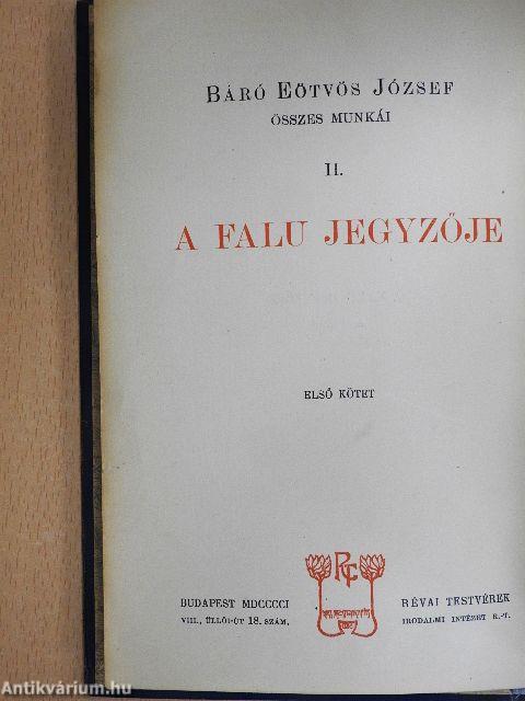 A falu jegyzője I-II.