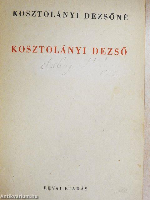 Kosztolányi Dezső