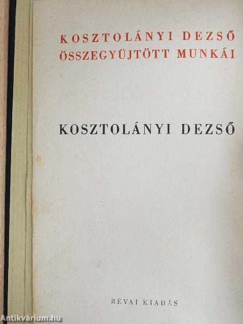 Kosztolányi Dezső