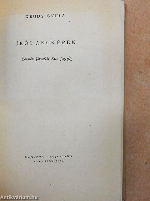 Írói arcképek I-II.