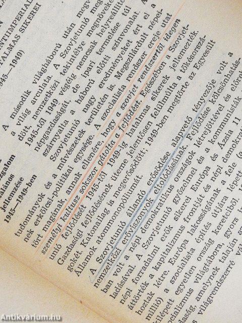 A tudományos szocializmus és a munkásmozgalom története III. (töredék)