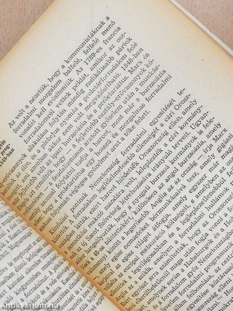 A tudományos szocializmus és a munkásmozgalom története I/1-2.