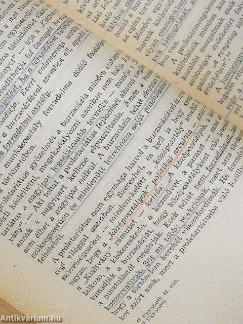 A tudományos szocializmus és a munkásmozgalom története I/1-2.