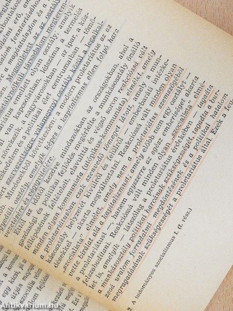 A tudományos szocializmus és a munkásmozgalom története I/1-2.