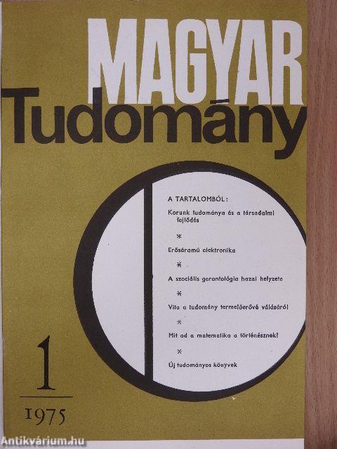 Magyar Tudomány 1975. január-december