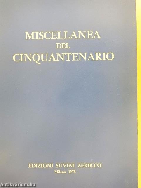 Miscellanea del Cinquantenario