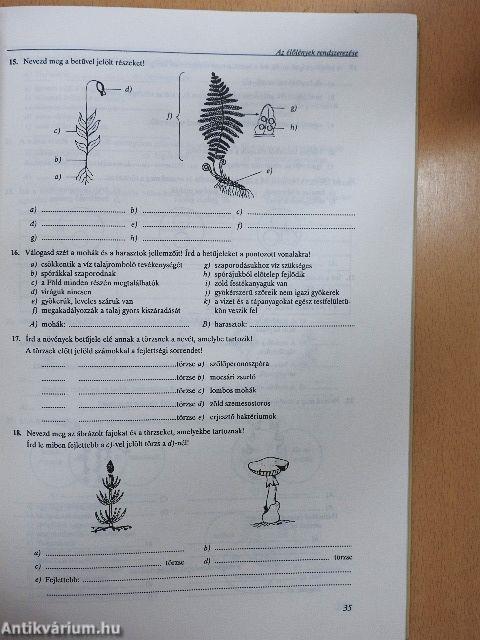 Komplex munkafüzet biológiából 6.