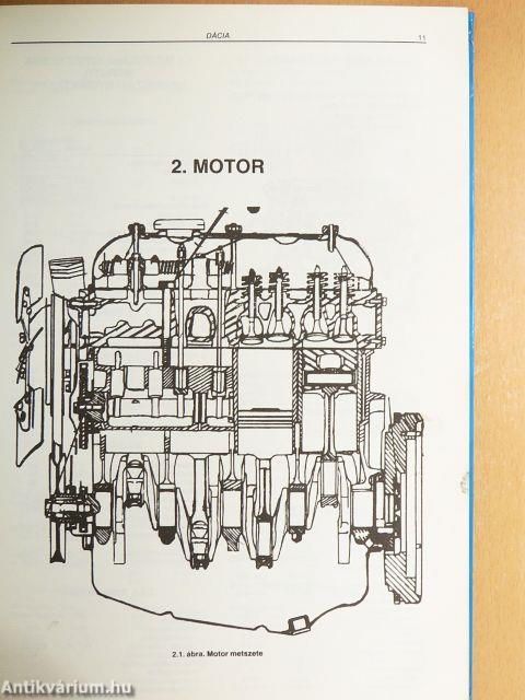 Dácia típusú személygépkocsik javítási kézikönyve