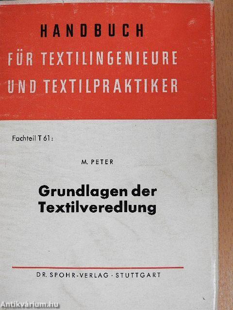 Grundlagen der Textilveredlung