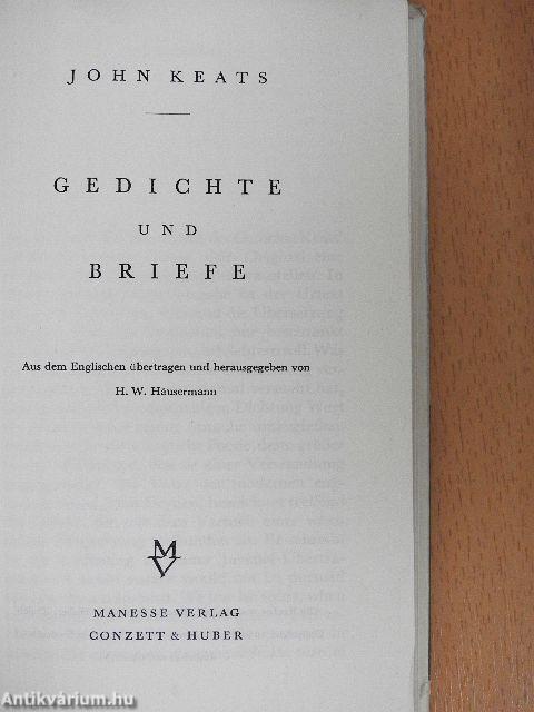 Gedichte und Briefe