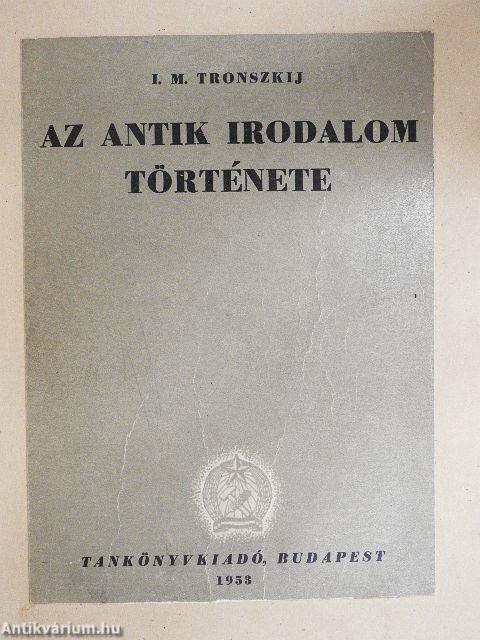 Az antik irodalom története