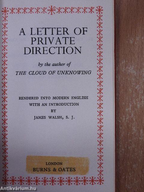 A Letter of Private Direction