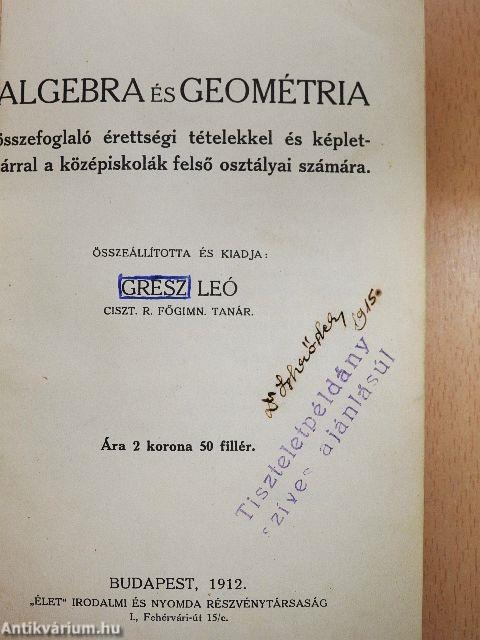 Algebra és geométria