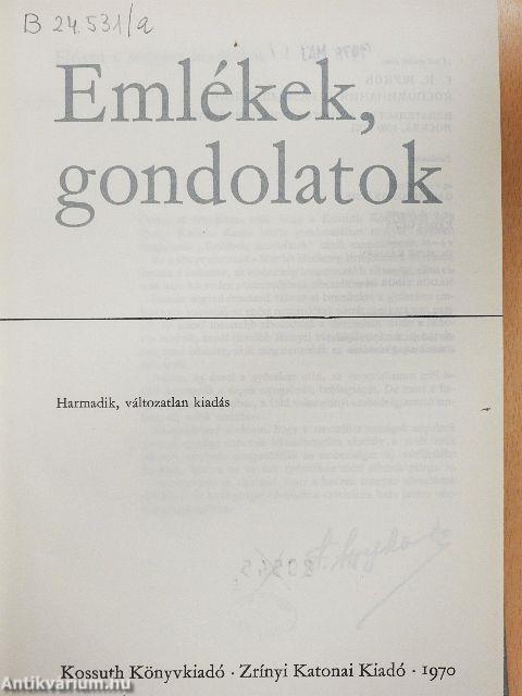 Emlékek, gondolatok 