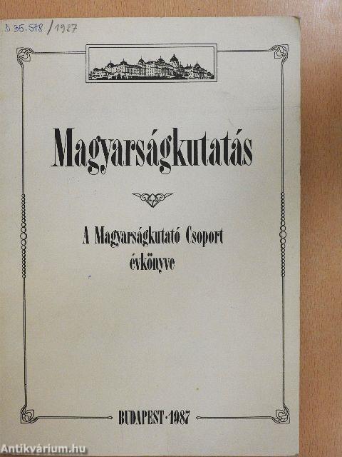 Magyarságkutatás 1987