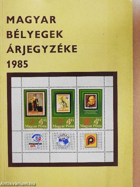 Magyar bélyegek árjegyzéke 1985