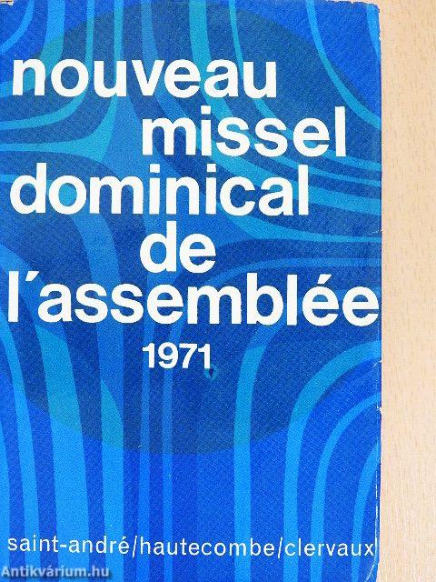 Nouveau missel dominical de l'assemblée