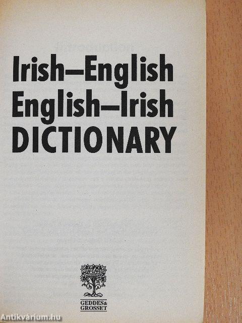 Irish-English/English-Irish Dictionary