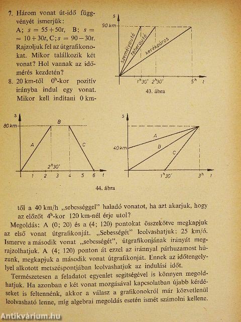 Az analízis elemeinek tanítása a középiskolában