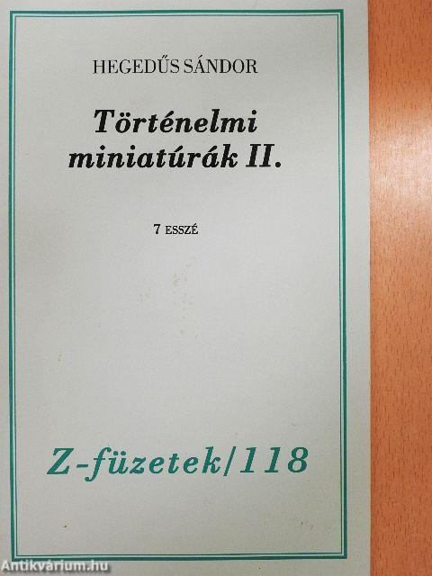 Történelmi miniatúrák II.