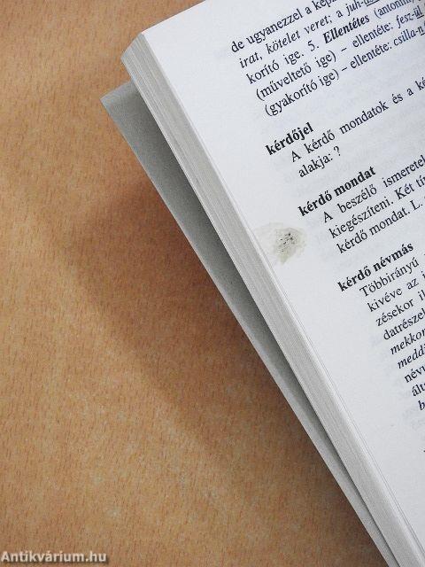 Magyar nyelvtani műszótár