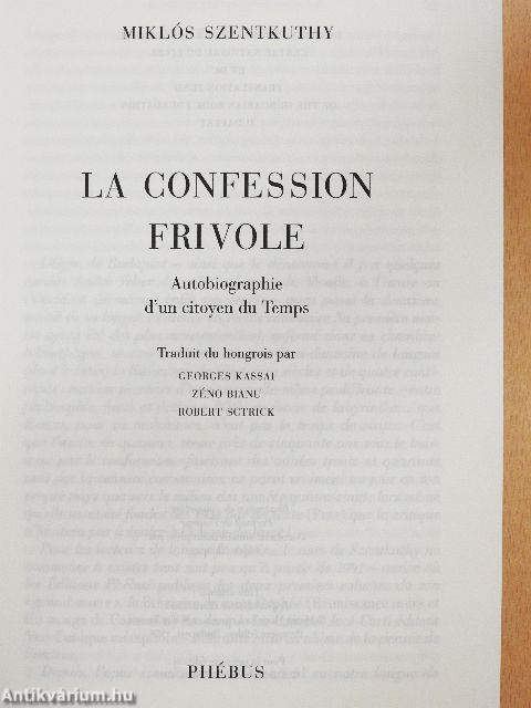 La Confession frivole