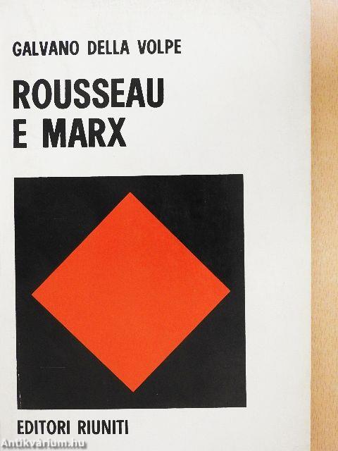 Rousseau e Marx