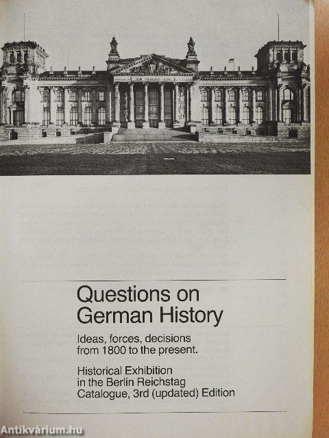 Questions on German History