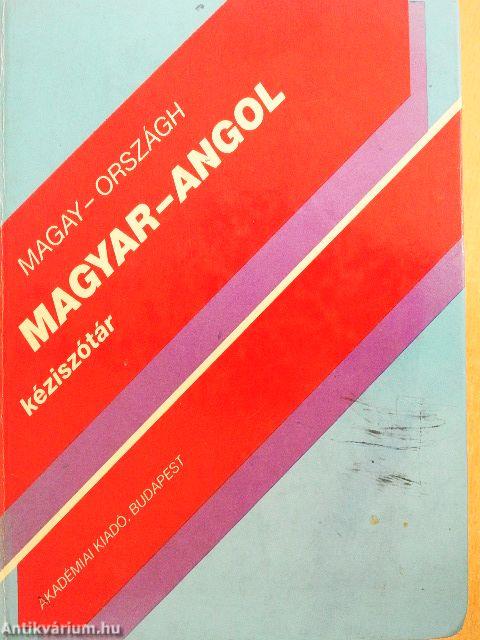 Magyar-angol kéziszótár
