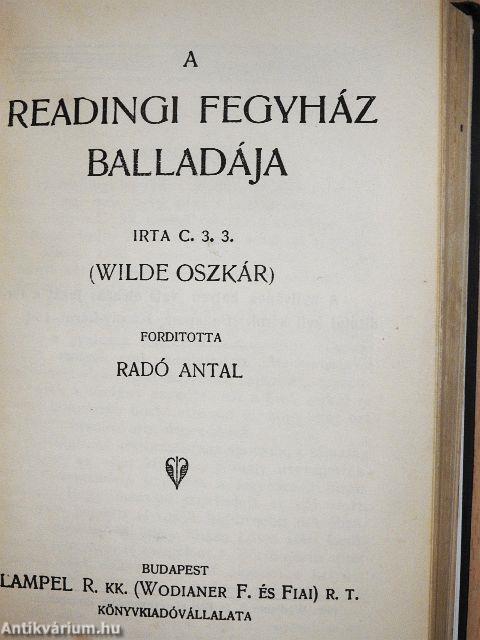 A páduai herczegnő/Wilde Oszkár/Három mese/A readingi fegyház balladája/Lady Windermere legyezője/Bunbury/Byron