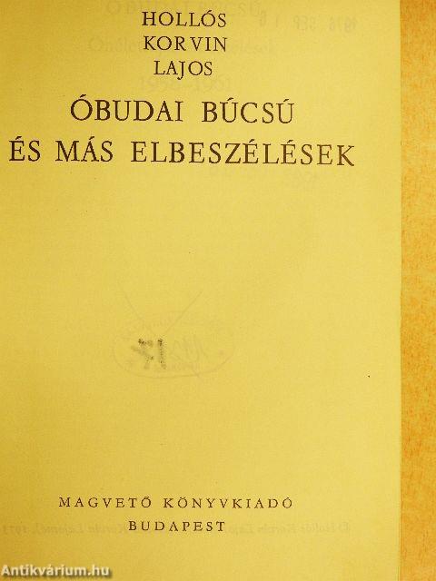 Óbudai búcsú és más elbeszélések