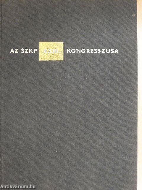 Az SZKP XXIII. kongresszusa