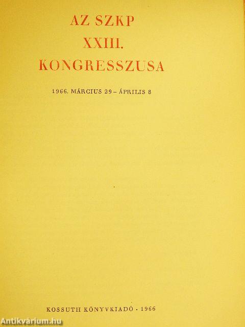 Az SZKP XXIII. kongresszusa