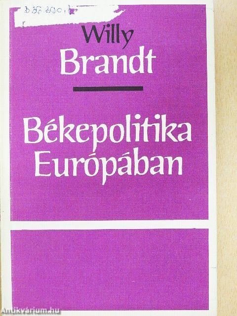 Békepolitika Európában