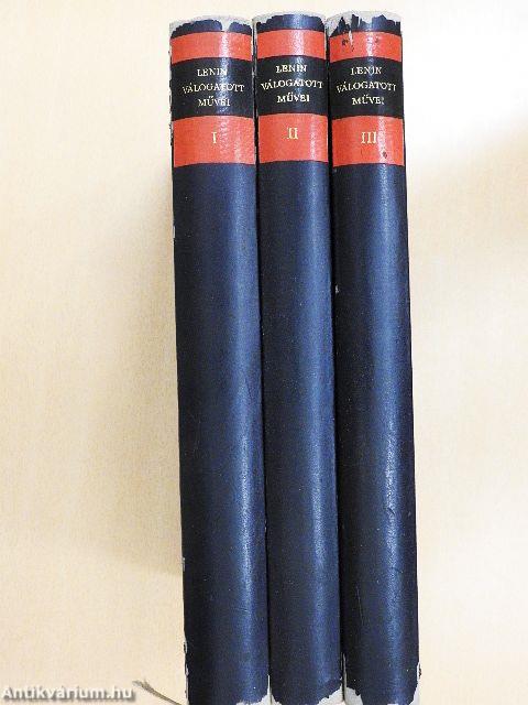 Lenin válogatott művei I-III.