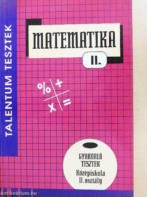 Matematika II.