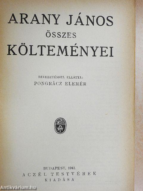 Arany János összes költeményei
