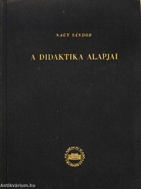 A didaktika alapjai