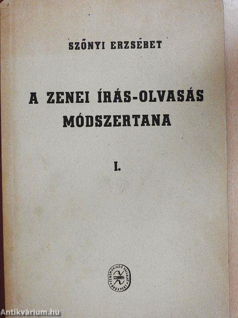 A zenei írás-olvasás módszertana I-II.